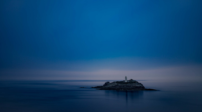 Godrevy Lighthouse blue