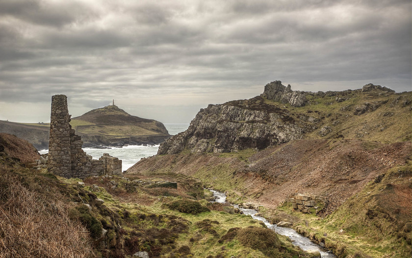 Boswedden Mine and Cape Cornwall